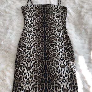Sorella leopard bodycon dress